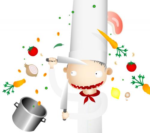 Cartoon: cook (medium) by al duran tagged cook,food,chef