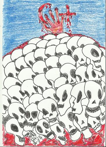 Cartoon: BLOOD IN EGYPT (medium) by AHMEDSAMIRFARID tagged ahmed,samir,farid,mursy,morsi,morsy,cartoon,caricature