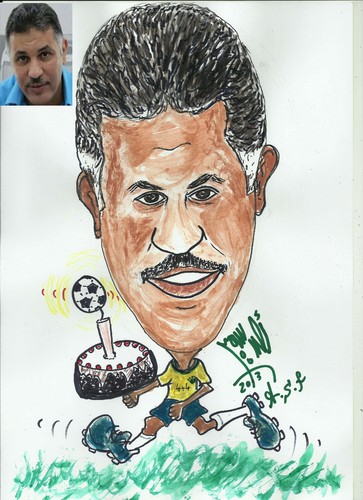 Cartoon: ENG MAGED BAYOUMI (medium) by AHMEDSAMIRFARID tagged maged,mahmoud,bayoumi,cerezo,brazil,engineer