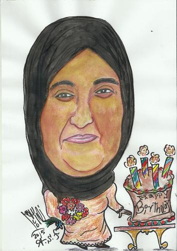 Cartoon: GHADA EZZ (medium) by AHMEDSAMIRFARID tagged ahmed,samir,farid,ghada,ezz,egyptair,comics,caricature,cartoon