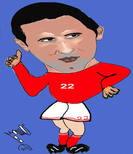Cartoon: KING TRIKA (medium) by AHMEDSAMIRFARID tagged abu,trika,ahly,cairo,egypt,revolution,soccer,football