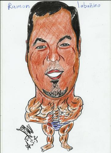 Cartoon: LABANINO (medium) by AHMEDSAMIRFARID tagged cuba,labanino,cuban,five,ahmed,samir,farid,egypt,usa,cartoon,caricature