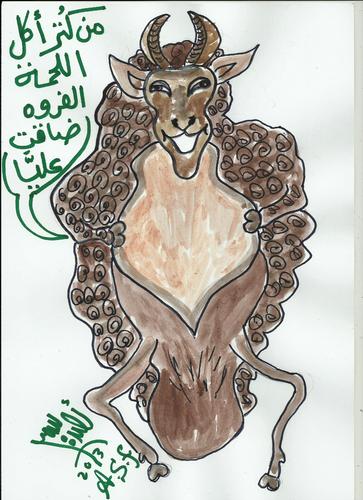 Cartoon: SHEEP (medium) by AHMEDSAMIRFARID tagged sheep,ahmed,samir,farid,cartoon,caricature