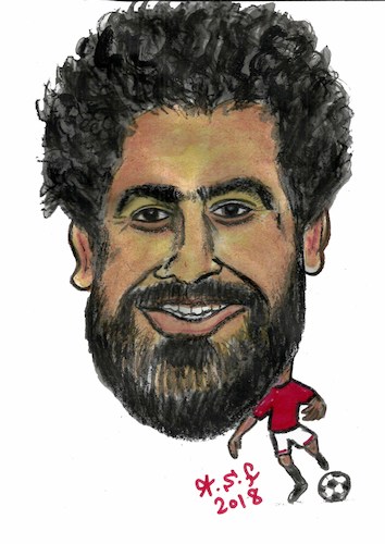 Cartoon: world cup 2018 (medium) by AHMEDSAMIRFARID tagged salah,ahmedsamirfarid,ahmed,samir,farid,mo,cartoon,caricature,egypt,worldcup,egyptair