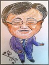 Cartoon: Dr Jae Yang Park (small) by AHMEDSAMIRFARID tagged korea,korean,cultural,advisor,ahmed,samir,farid,cartoon,caricature,egypt