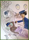 Cartoon: EGYPTAIR IN MY HEART (small) by AHMEDSAMIRFARID tagged egyptair,ahmed,samir,farid,cartoon,caricature