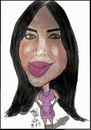 Cartoon: LAILA YOUSEF (small) by AHMEDSAMIRFARID tagged ahmed,samir,farid,layla,laila,yousef,egyptair,comics,caricature,cartoon