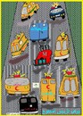 Cartoon: PRESIDENTIAL TRAFFIC (small) by AHMEDSAMIRFARID tagged mubarak,egypt,prison,revolution