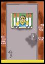 Cartoon: SMOKING PRISON (small) by AHMEDSAMIRFARID tagged ahmed,samir,farid,crown,death,gate,door,egyptair,tag,artist,cartoon,caricature,egypt,revolution,employee