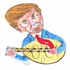 Cartoon: trump music (small) by AHMEDSAMIRFARID tagged trump,ahmed,samir,farid,ahmedsamirfarid,usa,israel,palestine,cartoon,caricature,egyptair