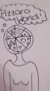 Cartoon: pizzare welt (small) by maryhasafantasy tagged pizza,world