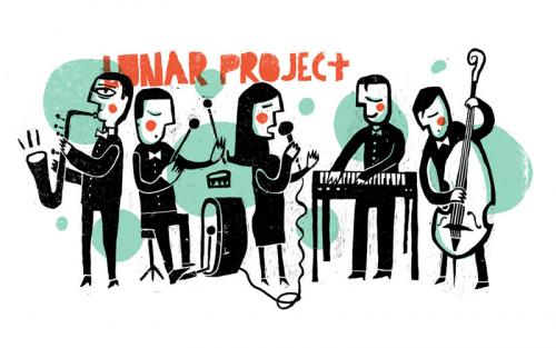 Cartoon: Lunar Project (medium) by chiprilox tagged music