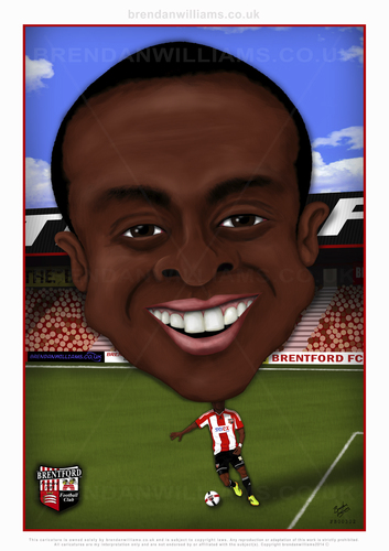 Cartoon: Brentford FC Caricatures (medium) by brendanw tagged art,football,williams,brendan,brendanwilliams,footballcaricatures,footy,caricatures,bees,button,bidwell,forshaw,odubajo,gray,andre,brentford,caricaturist