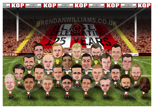 Cartoon: SUFC squad caricature (medium) by brendanw tagged brendanwilliams,caricature,sufc,blades,united,sheffield,sheffieldunited,sheffutd,sheffieldunitedcaricaturist,sheffieldunitedcaricature,teamcaricature,squadcaricature,bladescaricature,sufccaricature,sheffunitedcaricature,sufcposter,sheffieldcaricaturist