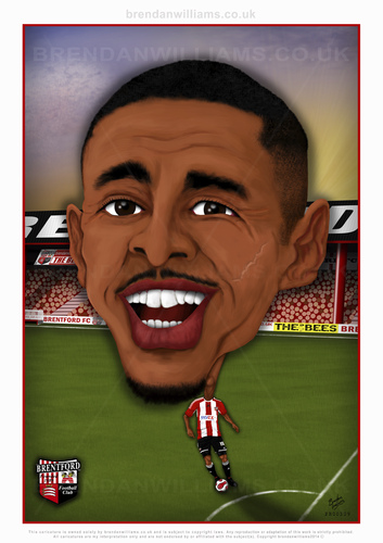 Cartoon: Brentford FC Caricatures (medium) by brendanw tagged art,football,williams,brendan,brendanwilliams,footballcaricatures,footy,caricatures,bees,button,bidwell,forshaw,odubajo,gray,andre,brentford,caricaturist