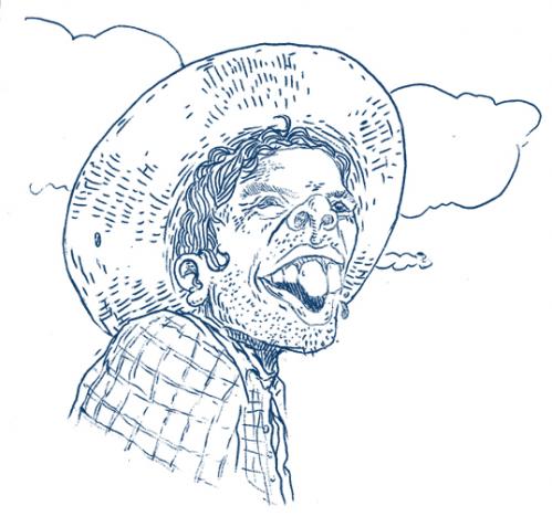 Cartoon: Caipira (medium) by alexdantas tagged big,teeth