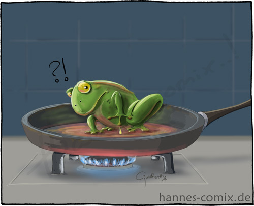 Cartoon: Frosch (medium) by Hannes tagged frosch,froschschenkel,koch,frog,froglegs,cook,restaurant
