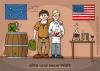 Cartoon: alte und neue Welt (small) by Hannes tagged hannes,usa,europa,welt,alte,neue,chemie,panschen,wein
