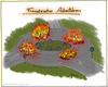 Cartoon: französischer Adventskranz (small) by Hannes tagged advent,adventskranz,weihnachten,frankreich,auto,brennt,krawall,vorstadt,randale,ausschreitung,gewalt,kärchern,kreisel,verkehrskreisel