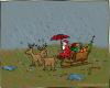 Cartoon: Klimawandel (small) by Hannes tagged klimawandel,weihnachtsmann,schlitten,weihnachten,rentiere,regen
