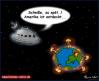 Cartoon: zu spät (small) by Hannes tagged hannes usa amerika krieg explosion erde