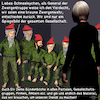 Cartoon: Die letzten Worte eines Generals (small) by PuzzleVisions tagged puzzlevisions bundeswehr armed forces germany von der leyen deutschland sieben zwerge seven dwarfs gemeral