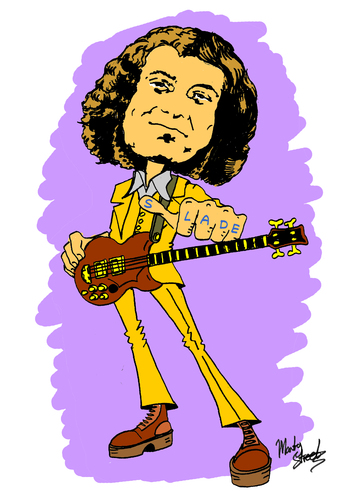 Cartoon: Noddy Holder-Slade (medium) by Marty Street tagged noddy,holder,slade