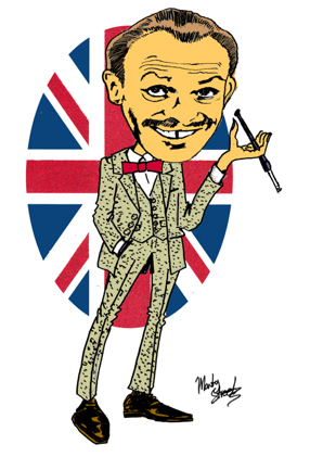 Cartoon: Terry Thomas (medium) by Marty Street tagged thomas,terry