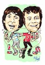 Cartoon: Moony and Ollie (small) by Marty Street tagged keith,moon,oliver,reed,mod