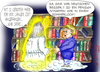 Cartoon: Gesetze und Gebote (small) by Leopold tagged gott,merkel,gesetze,gebote,sommerloch