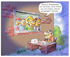 Cartoon: ausgelagert... (small) by Troganer tagged arbeitsplatz,auslagerung,kollegen,solidarität