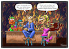 Cartoon: Cool as Hell (small) by Troganer tagged hölle,himmel,nationalität,deutsch