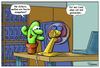 Cartoon: Endlich Feierabend! (small) by Troganer tagged cartoon,büro,beziehung,feierabend,freizeit