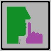 Cartoon: Keep Silence (small) by Babak Massoumi tagged purple,movement,green,rohani,democracy,iran