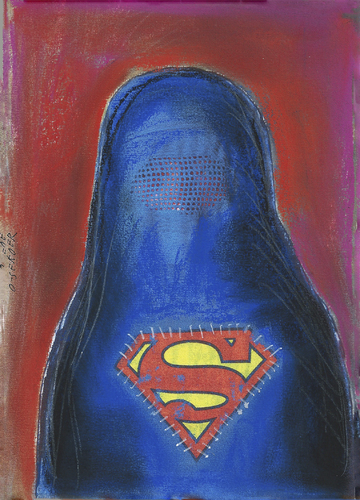 Cartoon: Variations with a burka (medium) by o-sekoer tagged burka