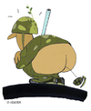 Cartoon: war (small) by o-sekoer tagged war