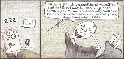 Cartoon: Inspector Snoozl-Avada Kedavra (medium) by Jakobine tagged fussball,inspector