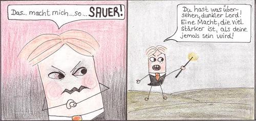 Cartoon: Inspector Snoozl-Avada Kedavra (medium) by Jakobine tagged fussball,inspector