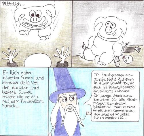 Cartoon: Inspector Snoozl-Avada Kedavra (medium) by Jakobine tagged fussball,inspector