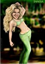 Cartoon: shakira (small) by sylvia tagged caricatura,shakira,caricature