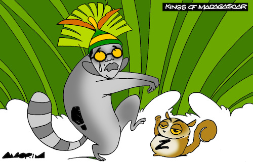 Cartoon: Madagascar Live Action (medium) by Amorim tagged genz,madagascar,andryrajoelina,genz,madagascar,andryrajoelina