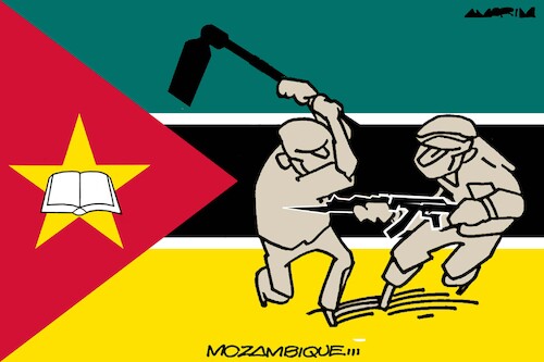 Mozambique flag Mozambique flag