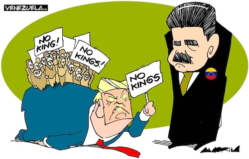 Cartoon: Provocation moves (medium) by Amorim tagged trump,venezuela,nicolasmaduro,nokings,trump,venezuela,nicolasmaduro,nokings