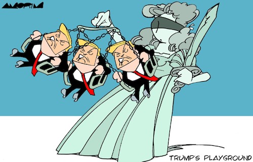 Cartoon: US Election 2024 (medium) by Amorim tagged us,supreme,court,trump,gop,us,supreme,court,trump,gop