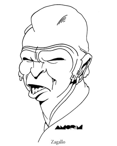 Cartoon: Zagallo (medium) by Amorim tagged soccer,brazil,zagallo