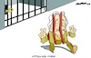 Cartoon: Assange free (small) by Amorim tagged julian,assange,wikileaks,freedom,of,press