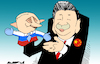 Cartoon: Close alignment (small) by Amorim tagged xi,jinping,putin,nato