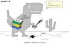 Cartoon: Dinosaurs (small) by Amorim tagged gabon,ali,bongo,censorship