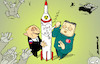 Cartoon: K loves P (small) by Amorim tagged putin,kim,jong,un,ukraine