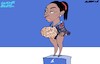 Cartoon: Mental health on the podium (small) by Amorim tagged simone biles mental health tokyo 2020